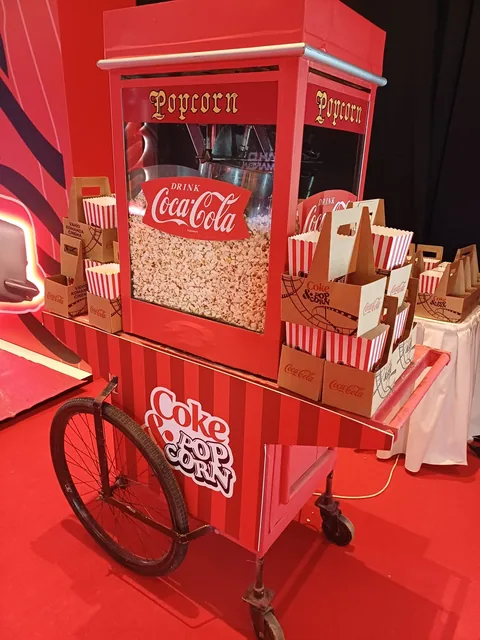 Ela Excellence Resort Belek etkinliğinde popcorn servis alanı